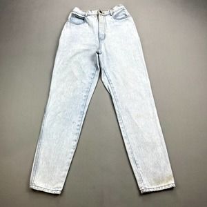 Vintage Mom Jeans Womens 25 Blue Denim Skinny Fit Light Wash Rio Stephen Mardon